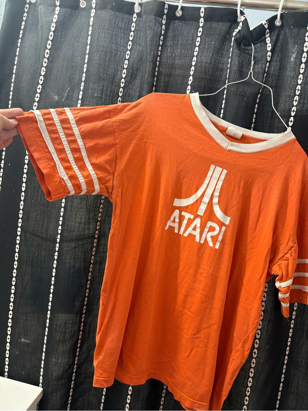 Atari Orange Retro Logo Tee - Picture 2 of 5